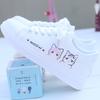 Shoes Women Running Spring Autumn Fashion White Breathable Embroidered Flower Lace Up Casual Sneakers Zapatos De Mujer