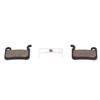 4 Sets Resin Semi-metal Bicycle Disc Brake Pads Black Bike Brake Pad Set Disc Brake Pads  Bike Brake