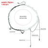 New Y2K Heart Beaded Necklace Women Boho Crystal Class Gravel Clavicle Chain Cool Y2K Choker Exquisite Fashion Jewelry
