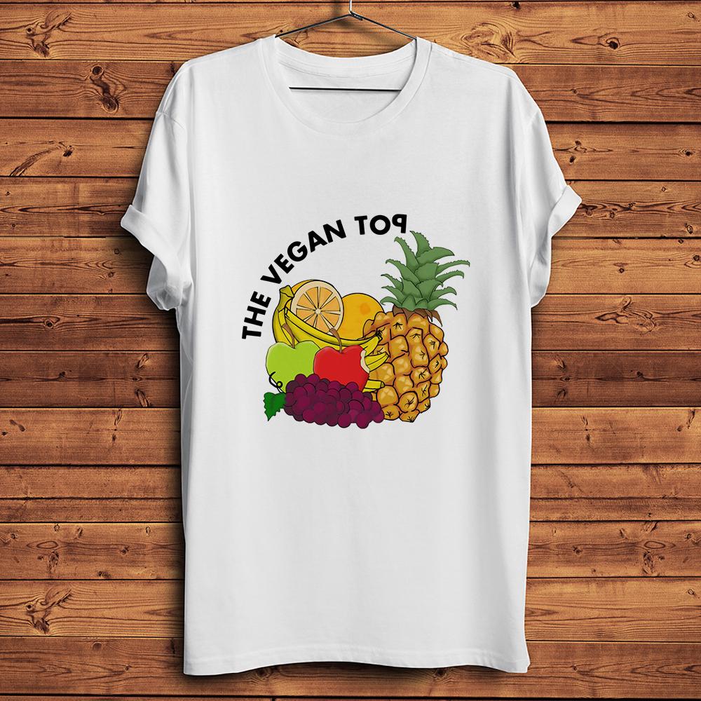 

Vegan Funny Veganism TshirtVegetarian White Casual Short Sleeve TshirtUnisex Tee StreetwearNoglue Breathable Print 4XL