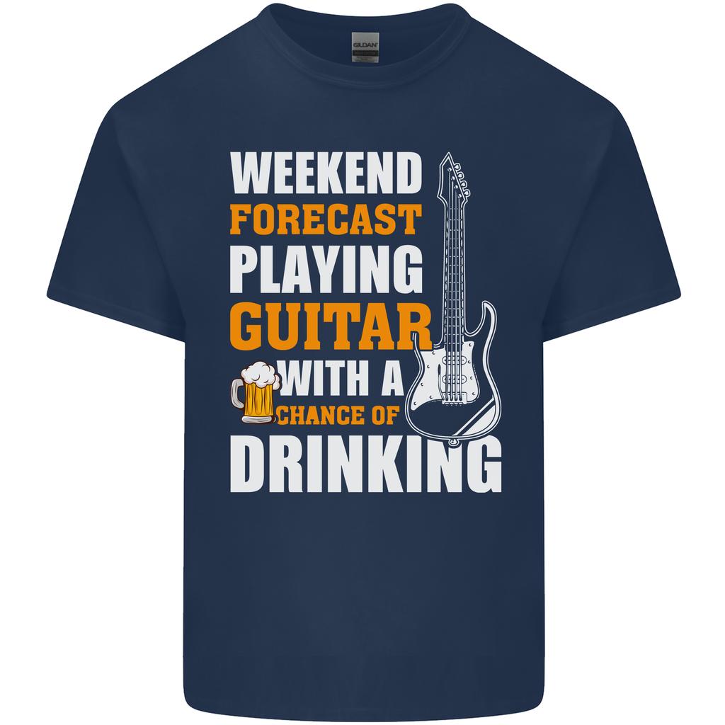 Guitar Forecast Funny Beer Alcohol Unisexs Light Cotton TShirt