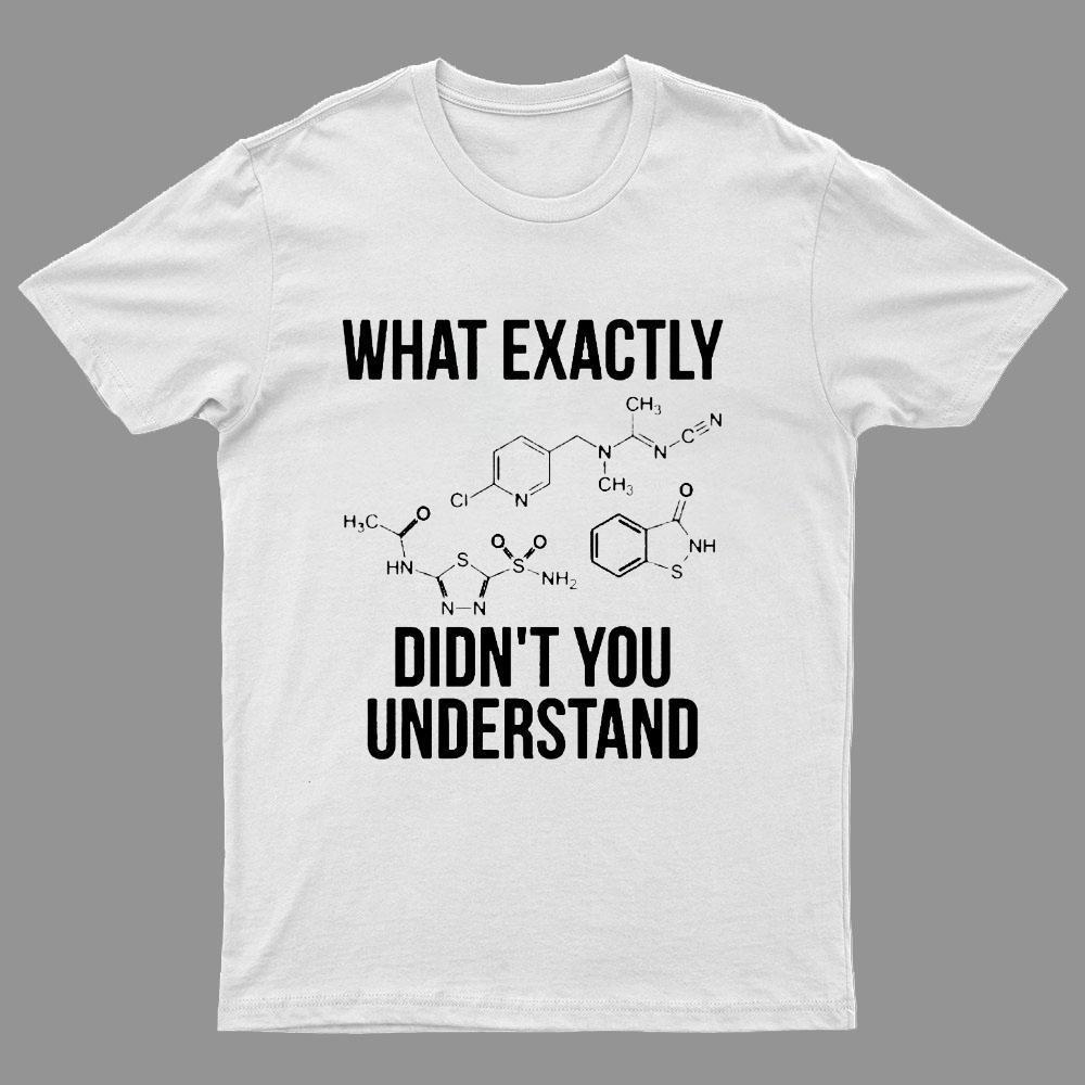 What Exactly Didnt You Understand Geeky T-Shirt