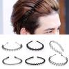 6Pcs Hair Band Metal Fashionable Practical Wavy Hair Hoop for Sports Make Up Go Out