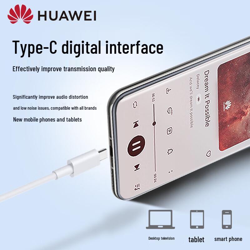 Huawei CM33 Original Type-C Wired Earphones