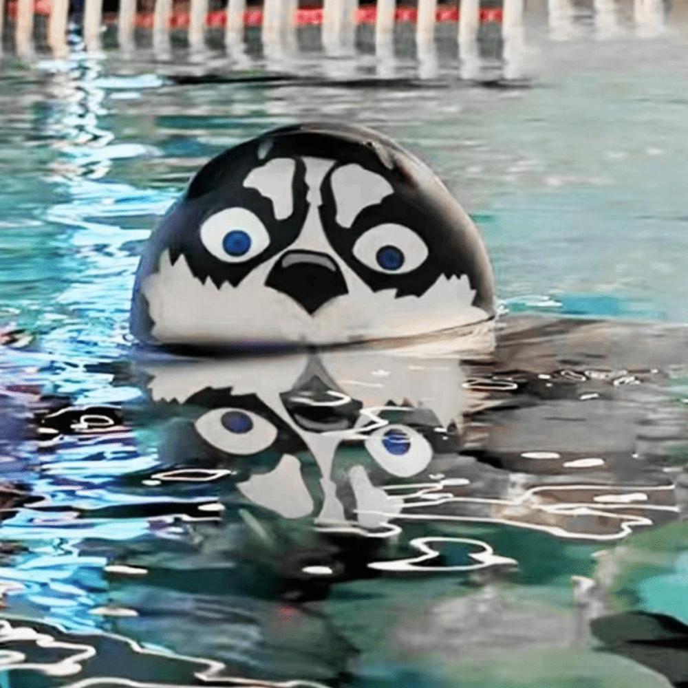 Dog Swimming Hat Creative Diving Hat Swim Head Hood Pool Headgear Water Activities