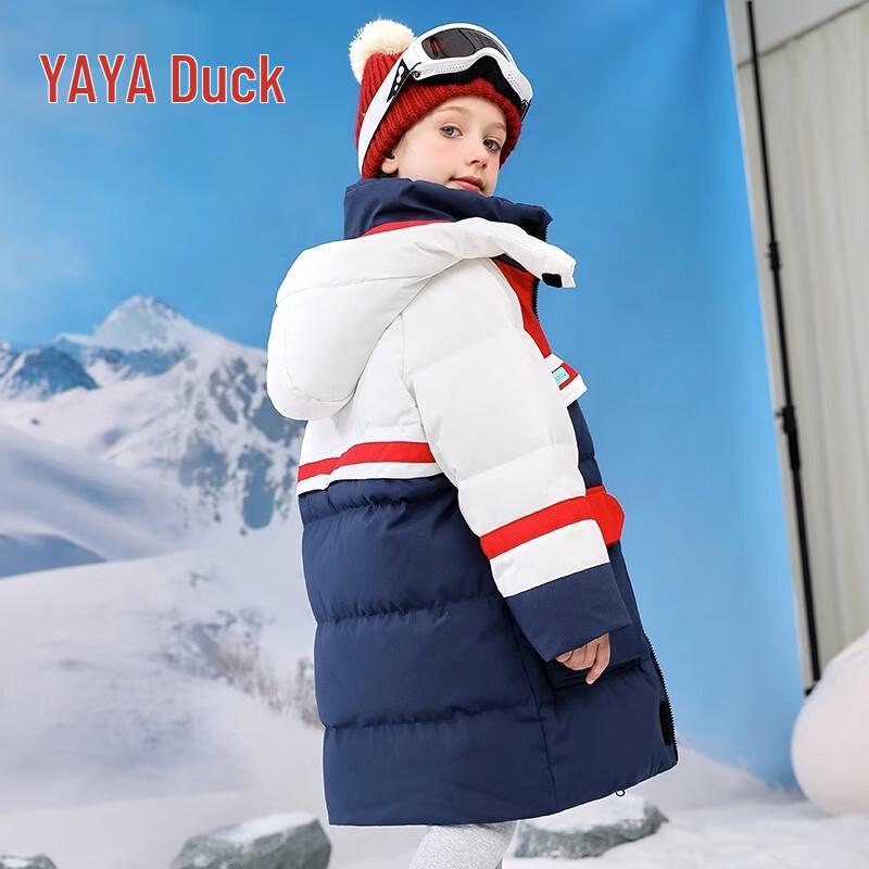Yaya Kids' Unisex Mid-Length Duck Down Winter Jacket
