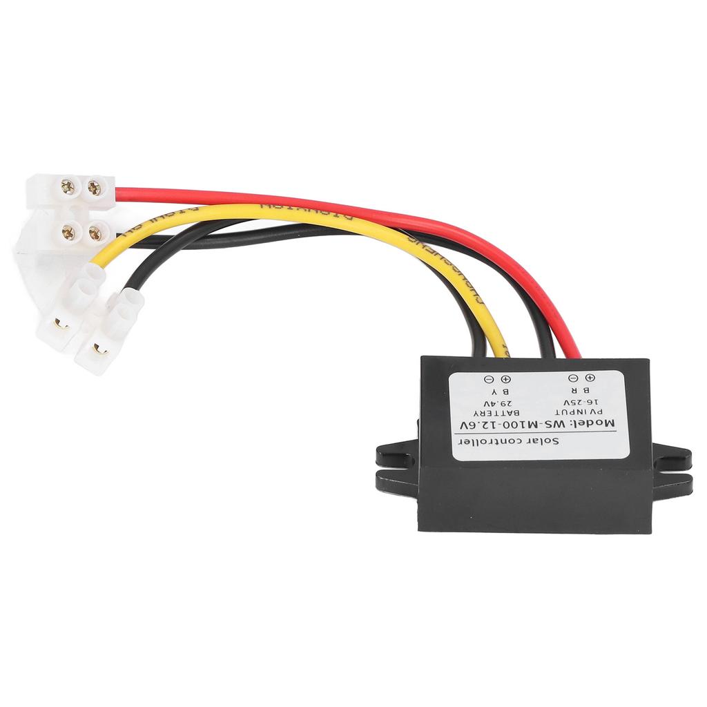 MPPT Solar Controller Protective Control Panel Switch Battery Charging Supplies 100W WS?M100?12.6V