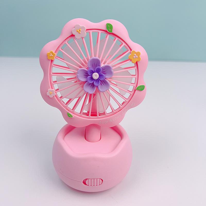 Portable Children's Fan with DIY Craft Kit - Educational Toy and Creative Glue Set