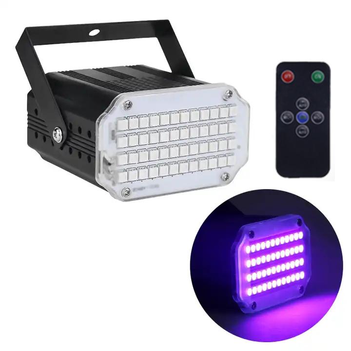 LED UV Strobe Lights Disco DJ Party Holiday Christmas Stage Lighting Effect Wedding Party Music Club Sound Activated Flash Light