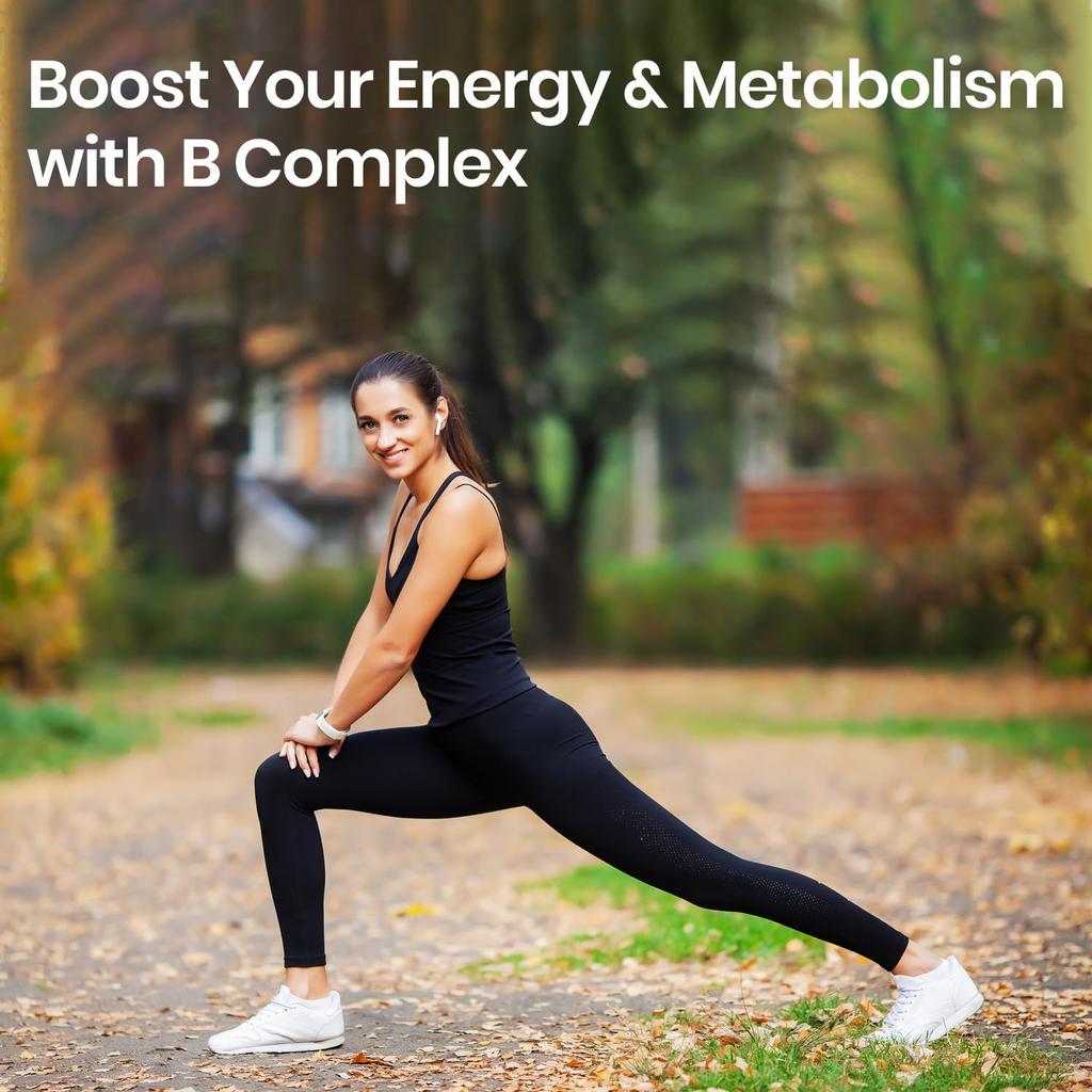 Vlado’s Himalayan Organics Plant-Based Vitamin B Complex 60 Capsules for Energy, Hair, Skin, Nails & Immunity