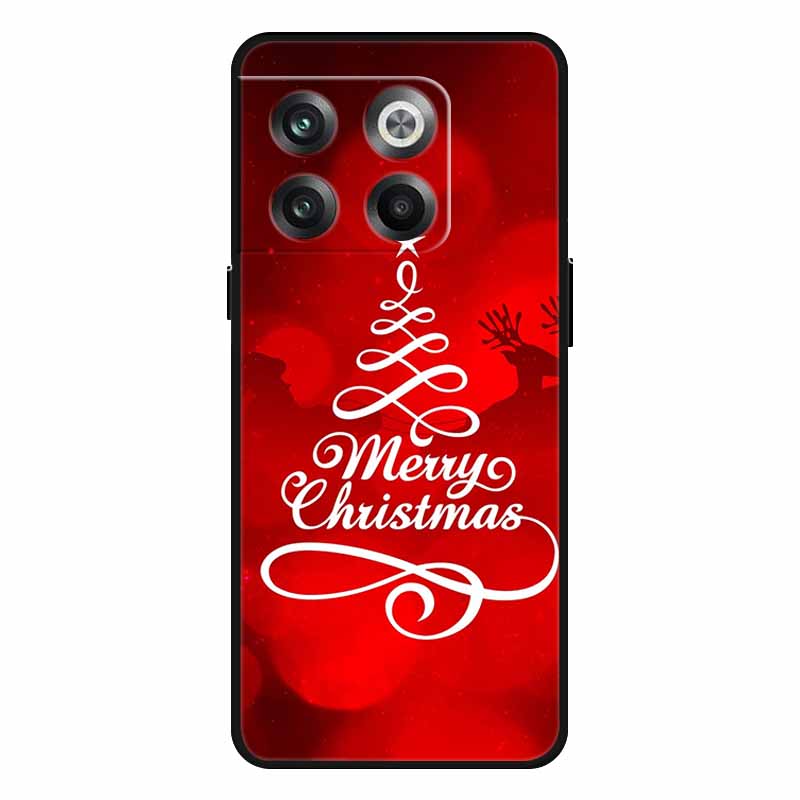 For Oneplus 10T Case 10 Pro Christmas Silicone Soft TPU Cover for Oneplus Nord N20 SE One plus ACE Pro 10T Coque New Year Gift