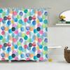 Colorful Modern Shower Curtain 3d Bathroom Curtain With Hooks Decorative Partition Screen 180*240 Polyester Washable Cloth