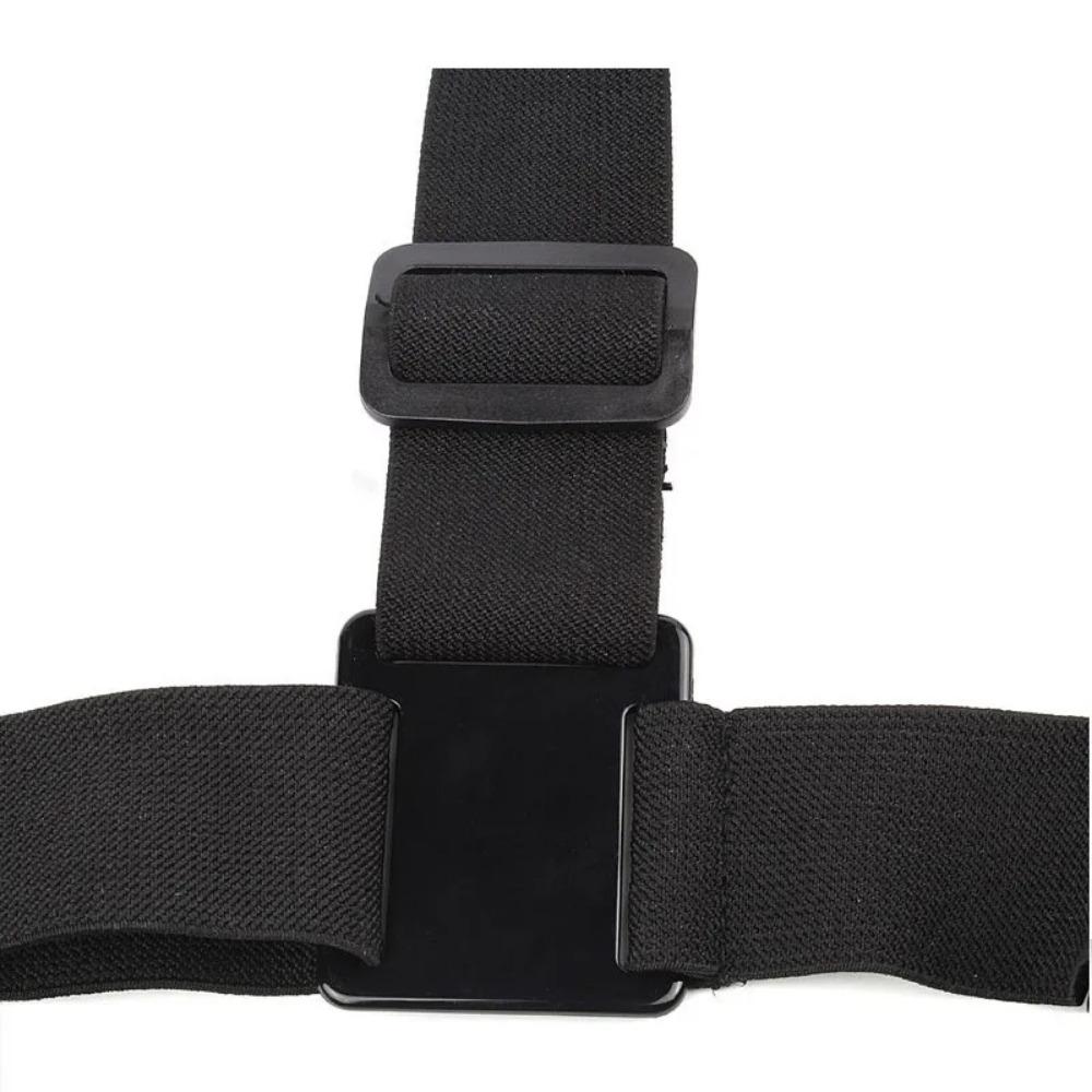 Adjustable Chest Strap Mount Holder for Action Cameras Live Streaming Outdoor Cycling Hands-Free Selfie Stick