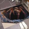 3D Visual Depth Rug Optical Illusion Floor Mat Realistic Hole Spider Doormat Fun Pet Play Rug for Entrance Hallway Living Room