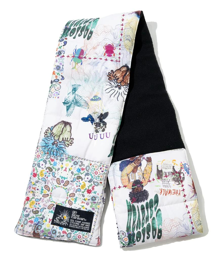 [go slow caravan] 355605 All-over Pattern Quilted Scarf All-over Pattern 1 Free