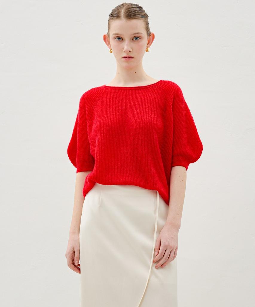 Ollibeudeollibeu Short Sleeve Raglan Knitwear Oh6Sp2800