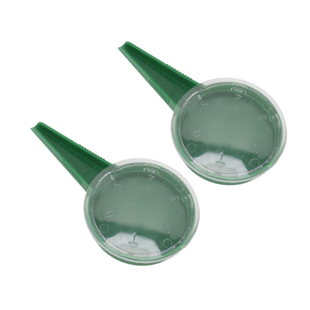 10pcs Hand Seed Sower with 5 Different Settings Reusable Seed Dispenser Seed Planter Tool for Transplanting Plant Green