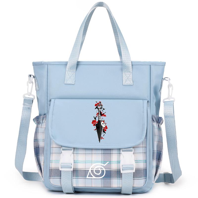 Naruto Crossbody Bag Handbag Tote Handbag Commuter Bag School Bag for Teenager Girl Boy Back To School Bag Men Women Leisure Travel Bag Mochila