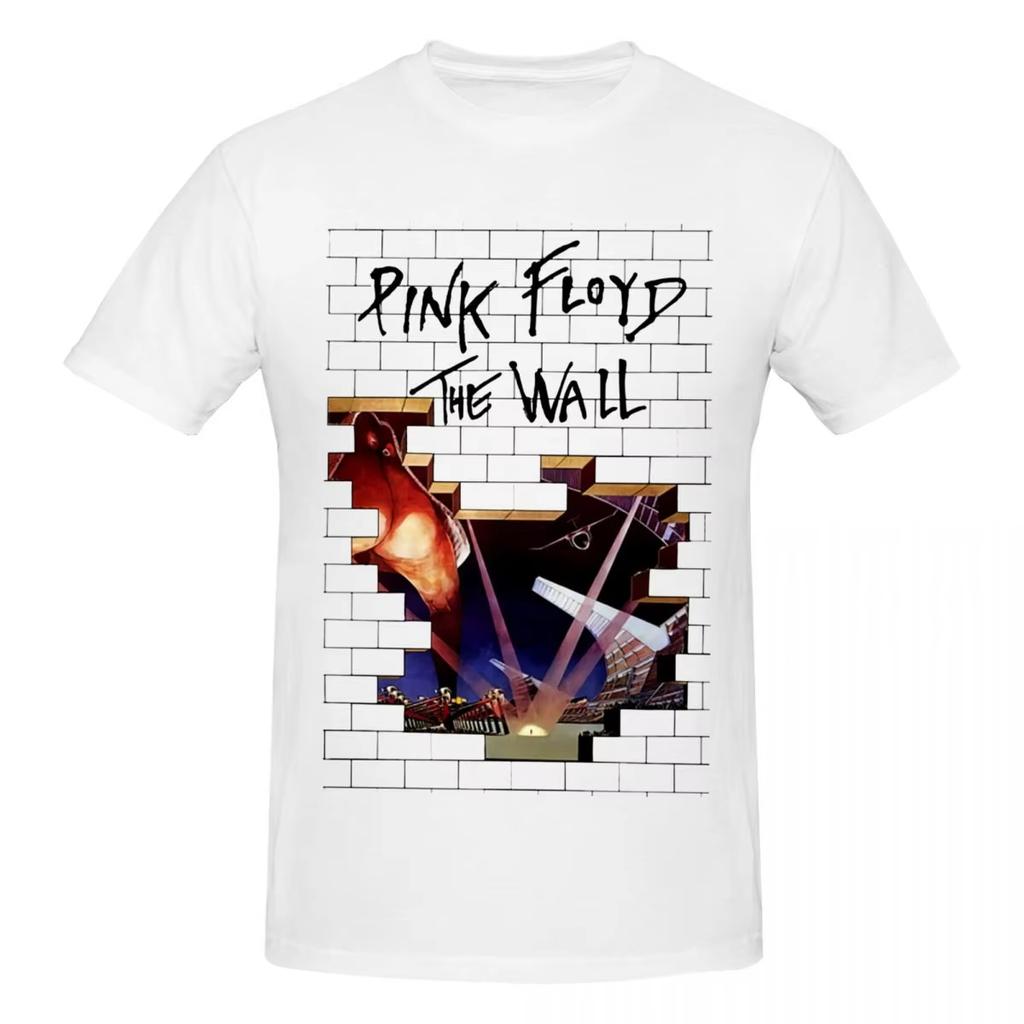 Grunge Vintage Pink Floyd T Shirts Graphic Y2K Anime Crewneck T Shirt for Men Women Clothing