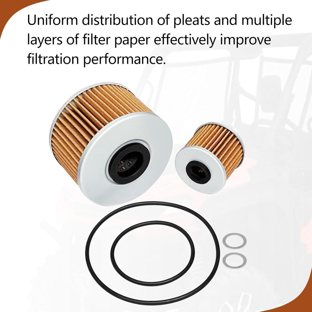 Oil Filter Change Kit Compatible with Pioneer 1000 1000-5 2016-2023 Replace 15412-MGS-D21 15412-HP7-A01 94109-12000 94109-14000 91301-107-000