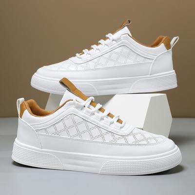 Mens Shoes Leather Sneakers Casual Summer Skateboard Luxury Designer Outdoor Sports Platform Walking Loafers Ankle Tennis
