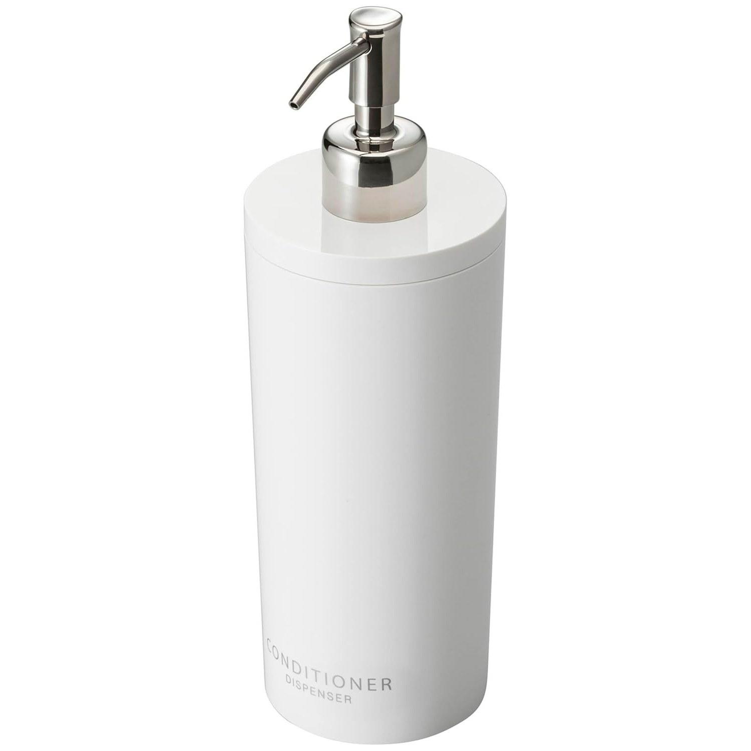 

Yamazaki Jitsugyo Two-Way Dispenser Tower Round Conditioner White 2930
