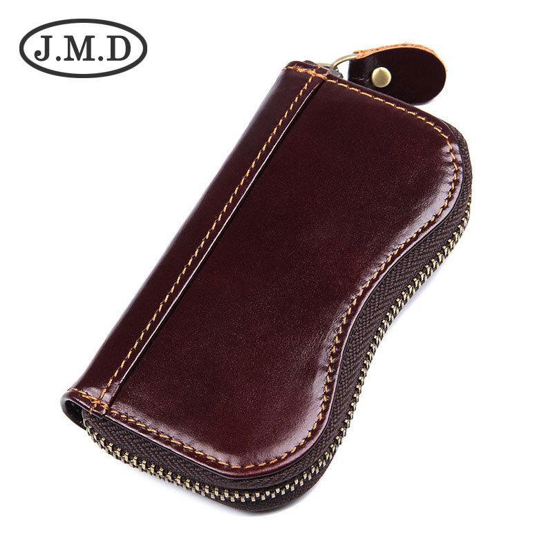 

Многофункциональный держатель ключей и кошелек для монет Jiameida из натуральной кожи в стиле ретро null шоколадный