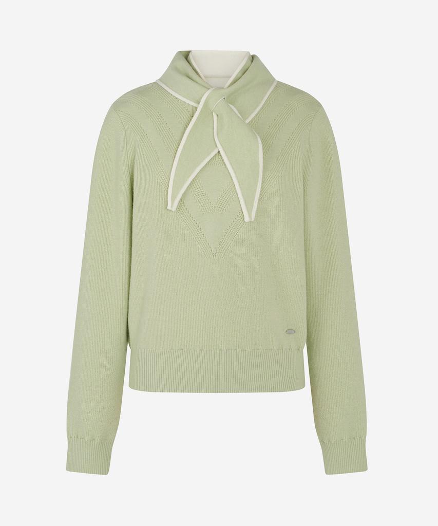LORDLOAR Muffler Pullover Windproof Knit L/Khaki