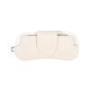 PU Leather Sunglasses Storage Bag With Lanyard Solid Color Portable Eyeglasses Pouch Durable Hanging Glasses Holder Cover Bag