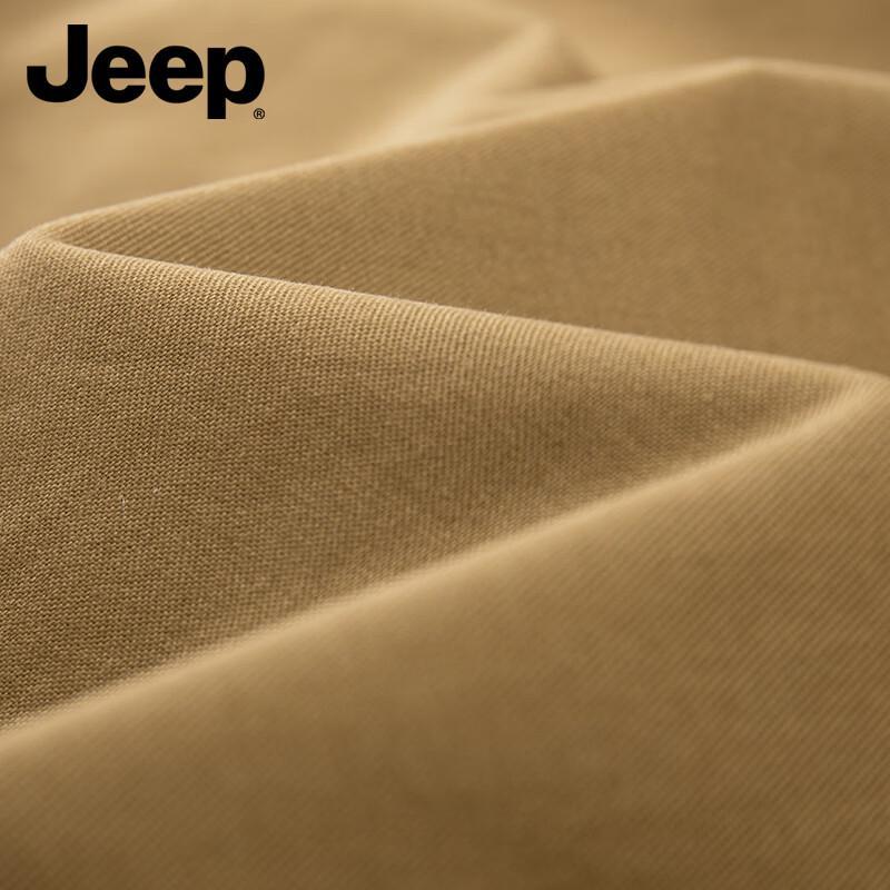 Jeep Men's Vintage Washed Stand-Collar Casual Jacket
