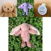 Cute Multi-color Cartoon Long Eared Rabbit Plush Toy Doll For Kids And Girls Comfort Gift