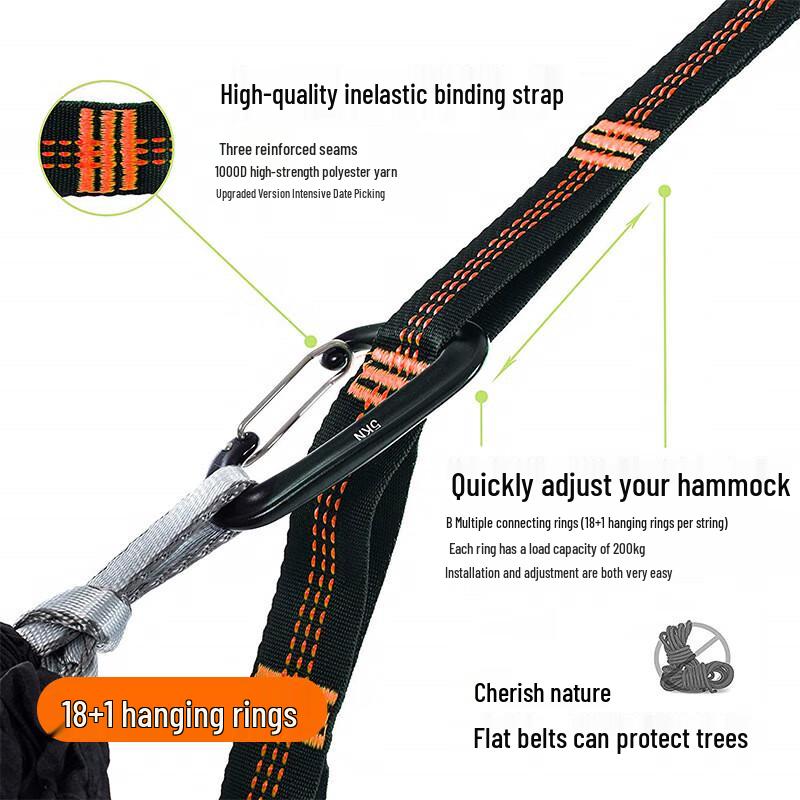 Outdoor Camping Hammock Webbing Straps