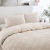 Modern Jacquard 100% Polyester Microfiber Paper Cutting 3pcs Quilt Duvet Cover Set Pillowcases Bedding Set for All-Season