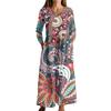 Women's Fashion Dress Spring V-neck Long Sleeve Dress