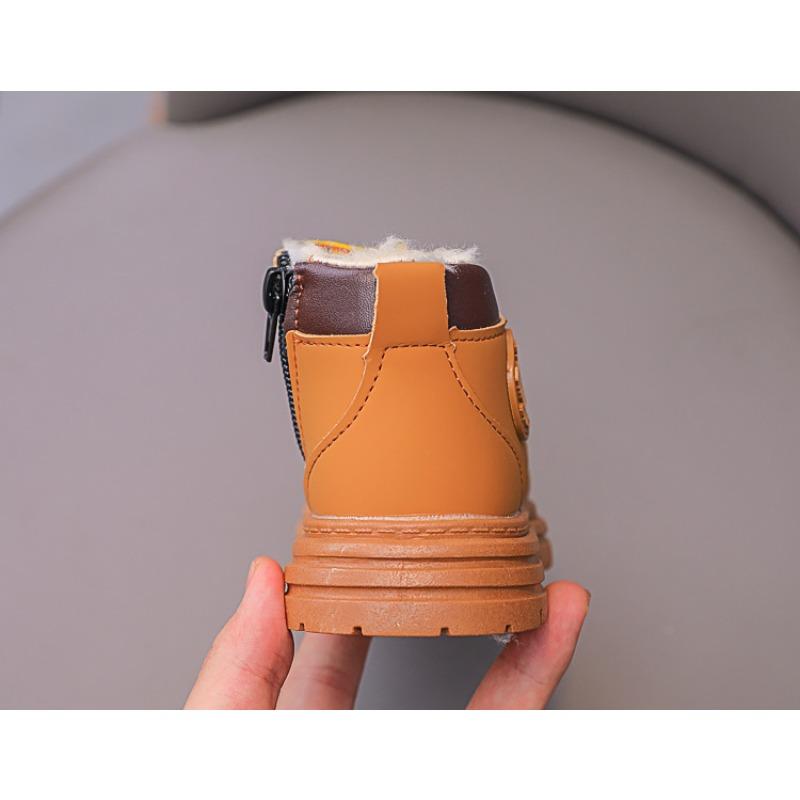 Stivali Gialli per Bambini, Nuovi Arrivi Invernali Stivali Martin Unisex, Stivaletti Antiscivolo per Bambini Più Grandi, Stivali per Bambini Piccoli e Neonati.