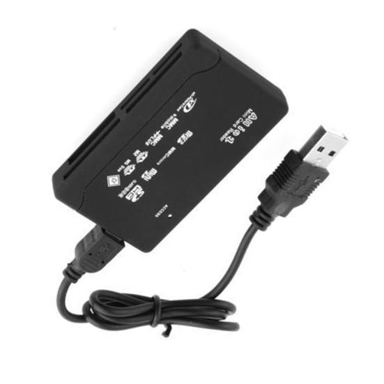Alt i 1 kortleseradapter SD TF CF MS Micro (M2) USB 2.0-kort Muti-kort