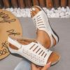 Summer Women Wedges Sandals Luxury Open Toe Stylish High Heels Shoes for Women Platform Hollow Out Casual Sandals