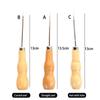Craft 1Pcs Sewing Tool Drill Shoes Punch Hole Maker Sewing Awl Shoe Repair Needles Hand Stitcher