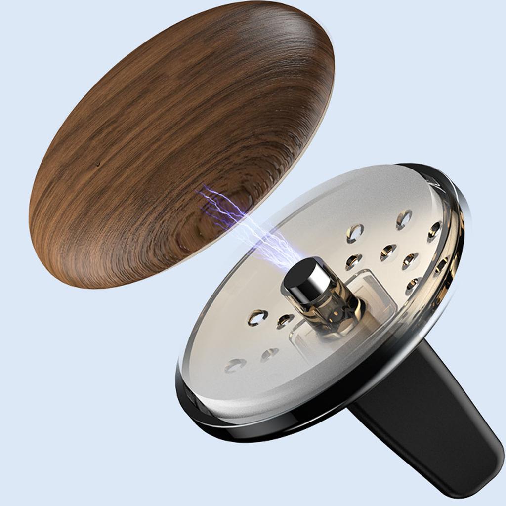 Pack of 2 Car Aromatherapies Car Air Vent Mount Fragrances Diffuser Wood Essential Oil Diffuser Perfume Scent Diffuser