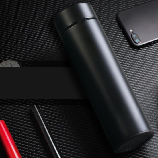 500ml Temperature Display Stainless Steel Touch Screen Thermal Water Bottle Cup