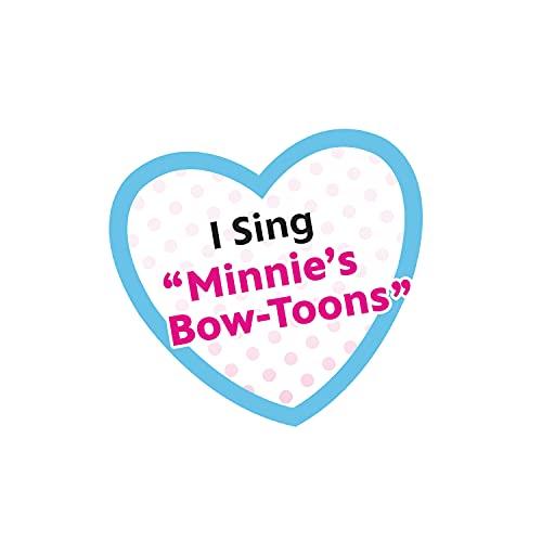 MINNIE Just Play Disney Junior Minnie Mouse Sparkle and Singing Minnie Mouse 13-inch Light and Sound Plush Toy