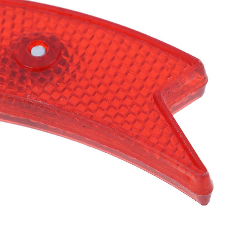 2 Pcs Road Bike Bicycle Reflector Cycling Arrow Shape Safe Warning Accessories