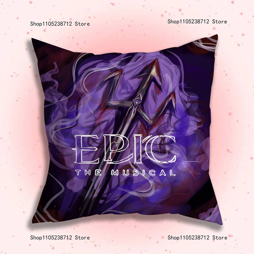 Music E-Epic The Musical Pillow Case For Sofa Decor Car Office Room Printing Cushion Cover Decorations and Protector