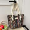 Urban Street Fashion Canvas Tote Bag Women Large Capacity For School And Commute