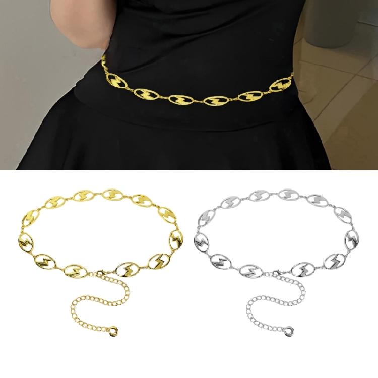 Popular Chain Belt Metallic Waist Chain Decorative Dress Chain Party Waist Decors Nightclub Waist Body Jewelry