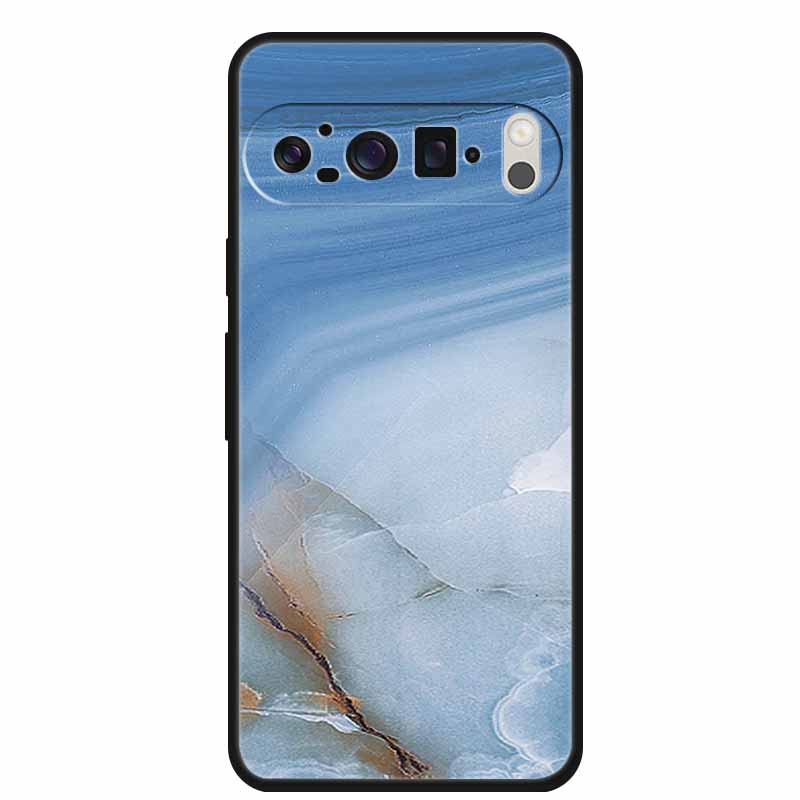 For Google Pixel 10 Pro Case Vivid Graceful Premium Marble TPU Soft Silicone Phone Cases Impact Chic Mineral-Finish Para Cover