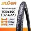 Black Cat Anti-slip Road Touring Bike Tire 700x25C To 38C Series