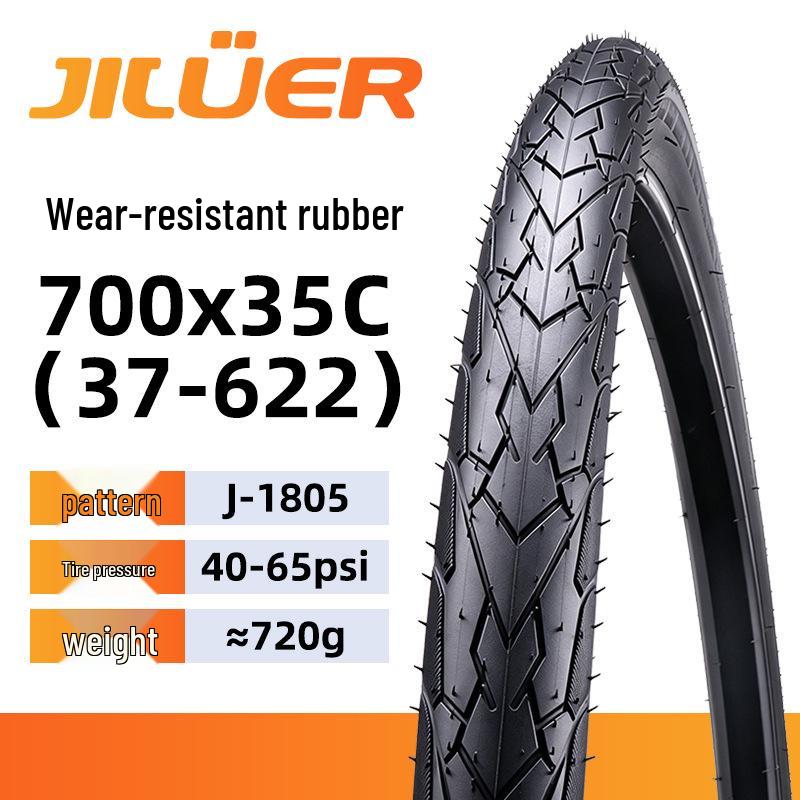Black Cat Anti-slip Road Touring Bike Tire 700x25C To 38C Series