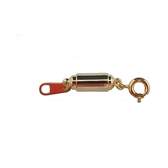 Magnetic Clasp, Detachable, Brass, with Hikiwa Plate, Cylindrical, Easy to Attach, Gold Color