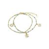 Bracelet - Luxenter - Lilith - Argent 925 - Or jaune 18k - Laque bleue